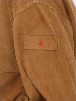 Giubbino Peuterey donna in pelle scamosciata cuoio in DONNA