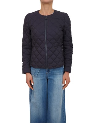 Piumino Peuterey donna in nylon idrorepellente blu in DONNA