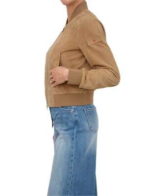 Giubbino pelle scamosciata beige Peuterey donna in DONNA