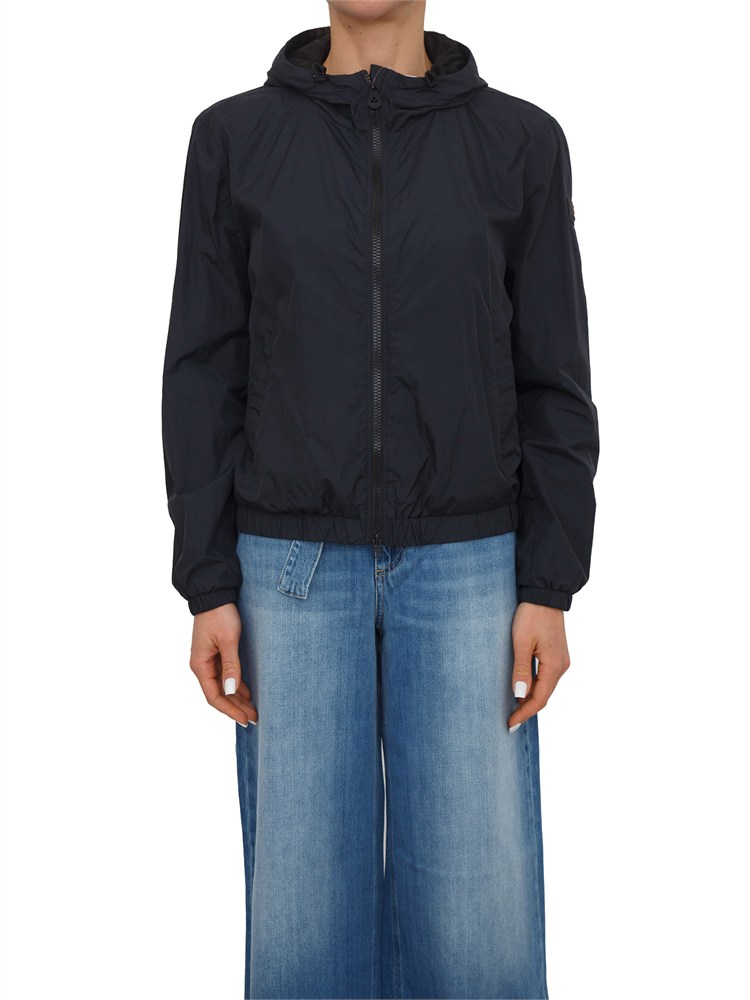 Giubbino Peuterey donna in tela di nylon blu
