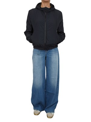 Giubbino Peuterey donna in tela di nylon blu in DONNA