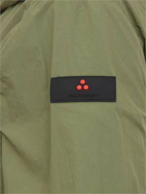 Giubbino Peuterey donna in tela di nylon verde in DONNA