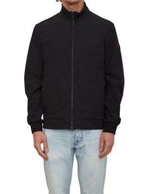 Bomber Peuterey uomo realizzato in tessuto stretch nero in UOMO