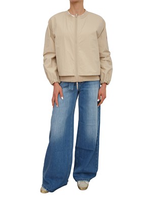 Giubbino Dekker donna in tessuto tecnico beige in DONNA