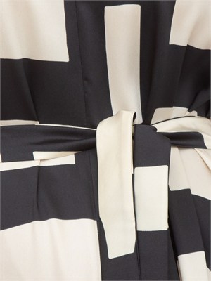 Tuta Emmombre Emme Marella in twill stampa blu in DONNA