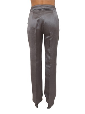 Pantalone EMMAEREO Emme Marella in raso grigio in DONNA