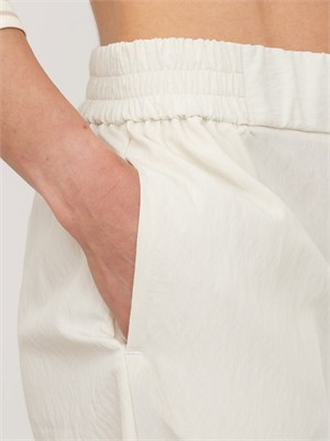 Pantaloni Angolo Emme Marella in viscosa avorio in DONNA