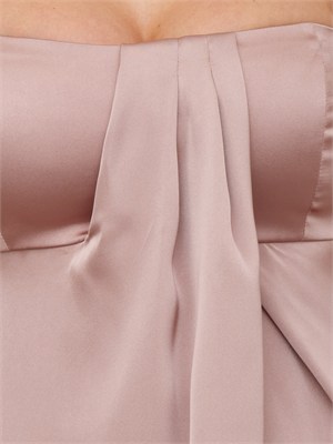 Abito Apice Emme Marella in raso tecnico rosa antico in DONNA