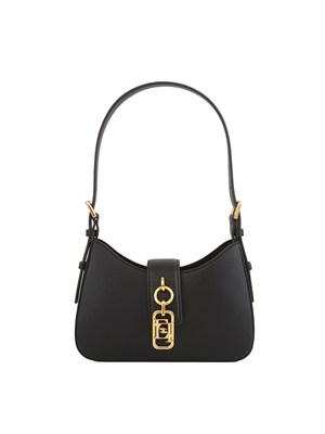 Borsa Elisabetta Franchi ecopelle nera in DONNA