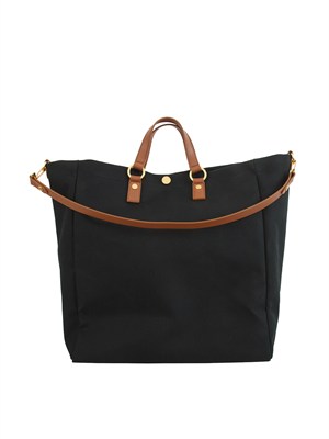 Borsa nera in canvas Elisabetta Franchi in DONNA