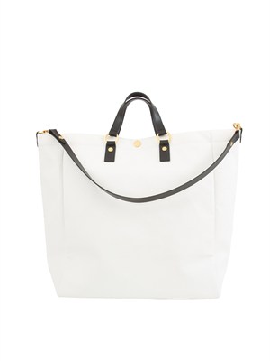 Borsa bianca in canvas Elisabetta Franchi in DONNA