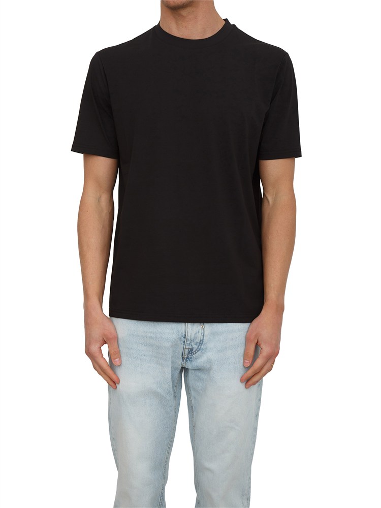 T-shirt Peuterey uomo in cotone nero