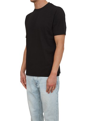 T-shirt Peuterey uomo in cotone nero in UOMO