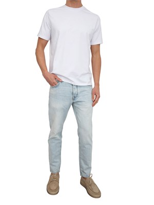 T-shirt Peuterey uomo in cotone bianco in UOMO