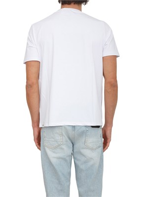 T-shirt Peuterey uomo in cotone bianco in UOMO