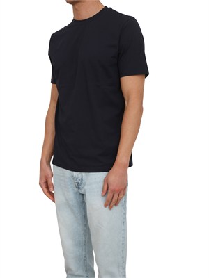 T-shirt Peuterey uomo in cotone blu in UOMO