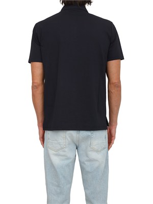 Polo Peuterey uomo in misto cotone blu in UOMO