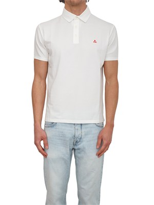 Polo Peuterey uomo in cotone bianco in UOMO