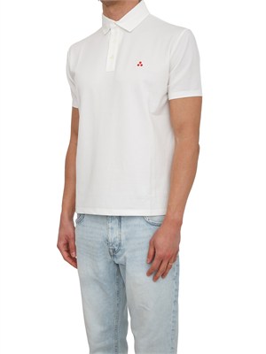Polo Peuterey uomo in cotone bianco in UOMO