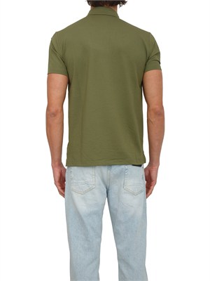 Polo Peuterey uomo in cotone verde in UOMO