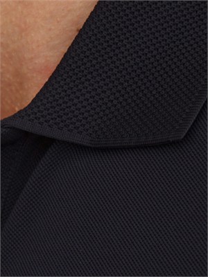 Polo Peuterey uomo in piquet di nylon blu in UOMO