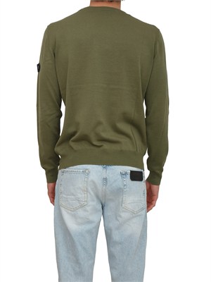 Maglia Peuterey uomo in cotone verde in UOMO