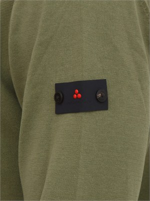 Maglia Peuterey uomo in cotone verde in UOMO