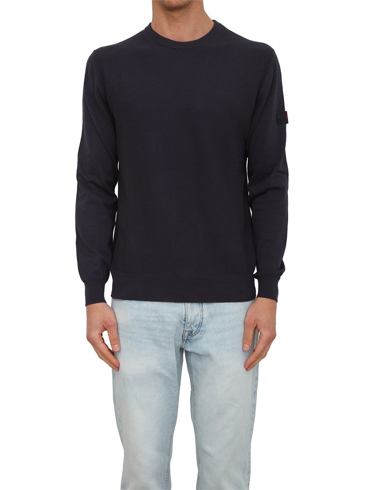 Maglia Peuterey uomo in cotone blu
