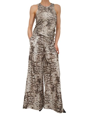 Canotta Belfiore Pinko in cotone stampa snake all over in DONNA