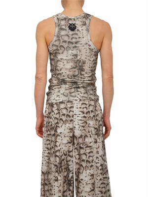 Canotta Belfiore Pinko in cotone stampa snake all over in DONNA
