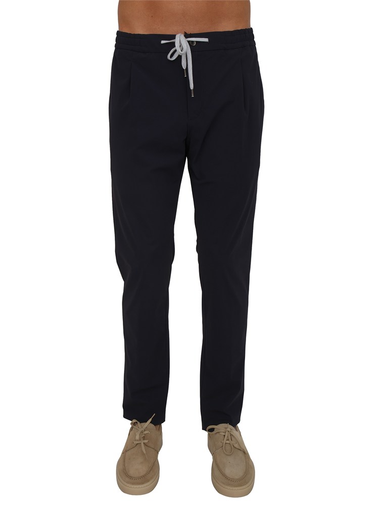 Pantaloni PT Torino in tessuto pregiato blu