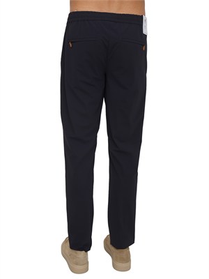 Pantaloni PT Torino in tessuto pregiato blu in UOMO
