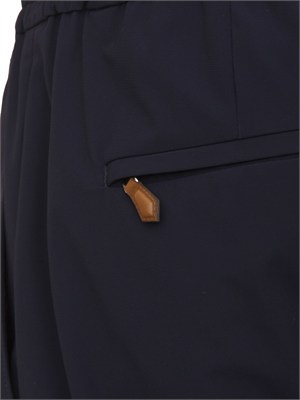 Pantaloni PT Torino in tessuto pregiato blu in UOMO