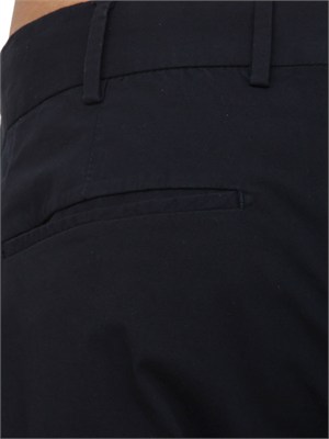 Pantaloni PT Torino in gabardina di cotone blu in UOMO