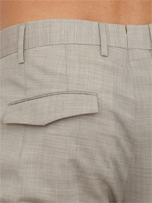 Pantaloni PT Torino in lana stretch beige in UOMO