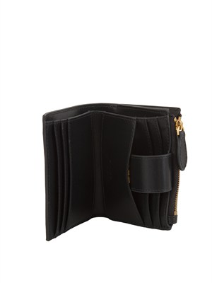 Piccolo portafoglio Pinko in pelle nera in DONNA