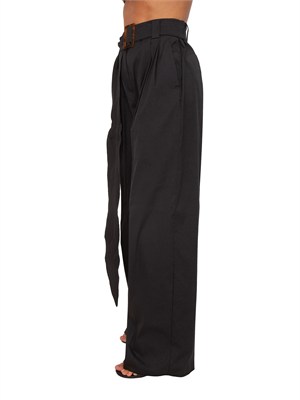 Pantaloni Mllnavile di Marella in cotone nero in DONNA