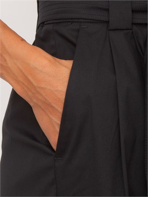Pantaloni Mllnavile di Marella in cotone nero in DONNA