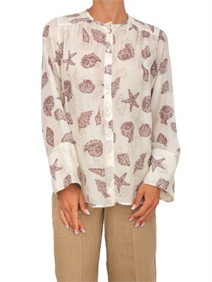 Camicia Mlldisco di Marella in voile di seta stampata in DONNA