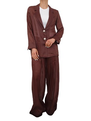 Pantalone MLLAereo di Marella in ramiÉ marrone in DONNA