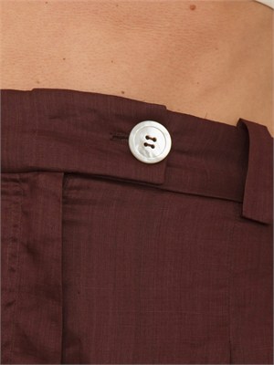 Pantalone MLLAereo di Marella in ramiÉ marrone in DONNA