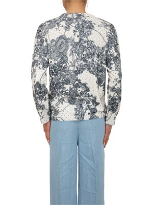 Maglia Blugirl in misto viscosa stampa pizzo in DONNA
