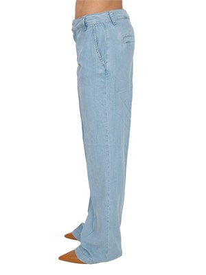 Jeans dritti Blugirl in denim lyocell blu chiaro in DONNA
