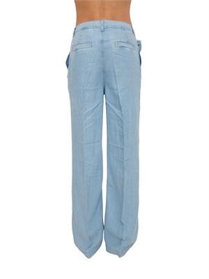 Jeans dritti Blugirl in denim lyocell blu chiaro in DONNA