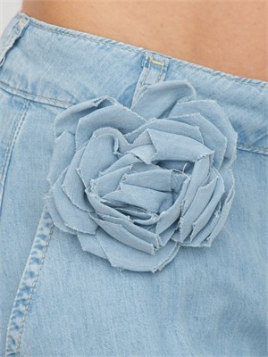 Jeans dritti Blugirl in denim lyocell blu chiaro in DONNA