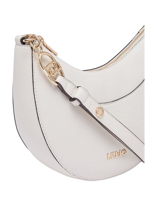 Borsa hobo media Liu Jo in ecopelle avorio in DONNA