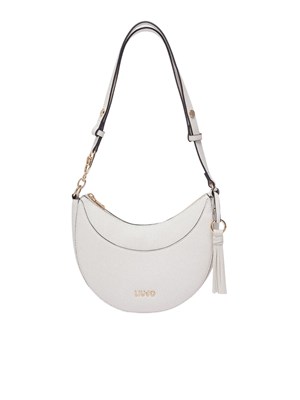 Borsa hobo media Liu Jo in ecopelle avorio in DONNA