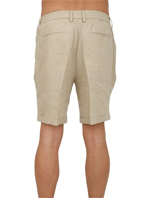 Bermuda Liu Jo uomo in lino beige in UOMO