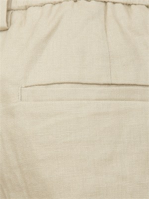 Bermuda Liu Jo uomo in lino beige in UOMO