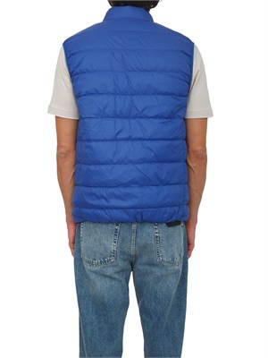 Gilet Guzet Pyrenex uomo in piuma d'oca e tessuto tecnico blu in UOMO
